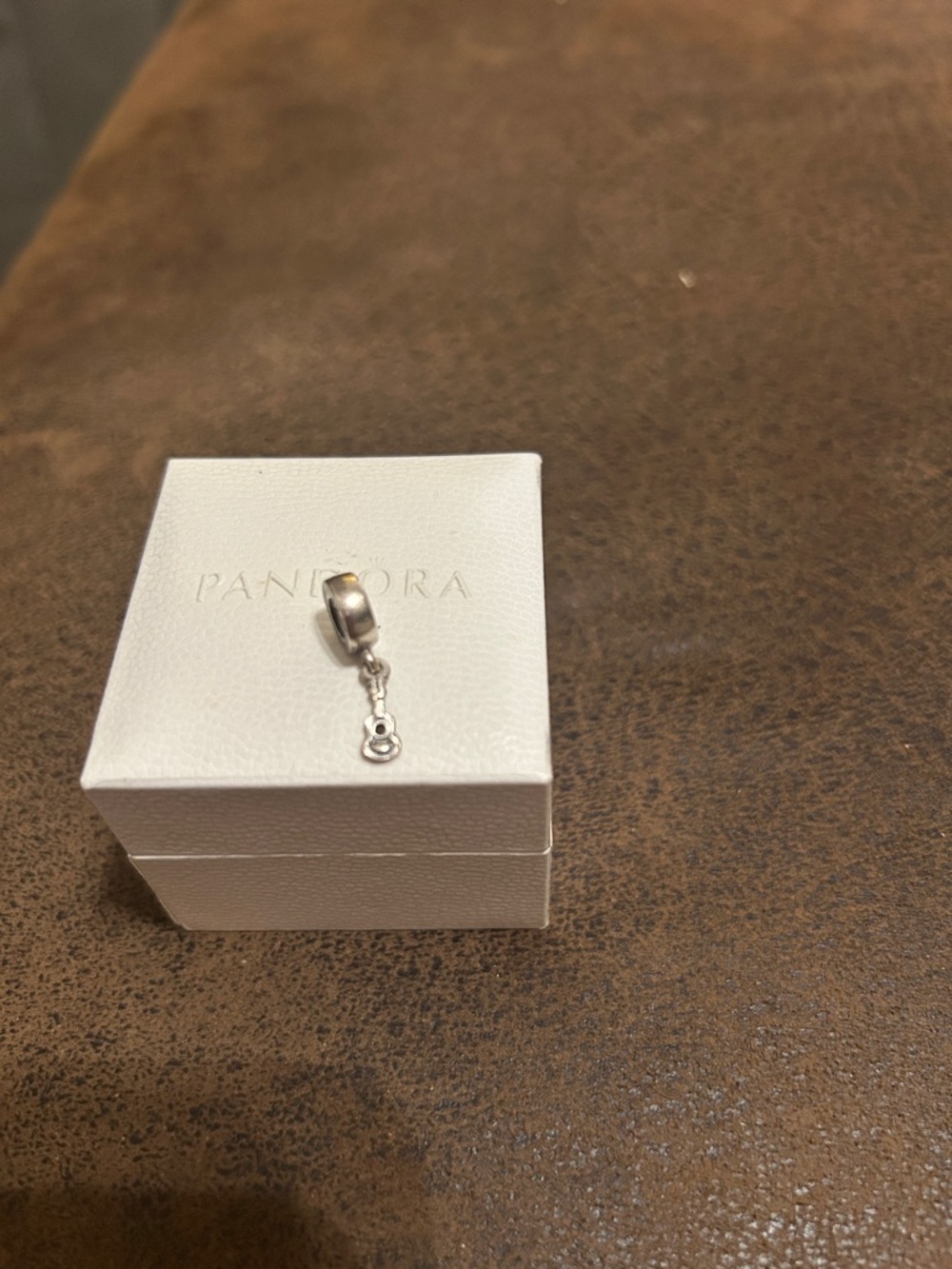 Pandora Silver Guitar Dangle Charm Silver